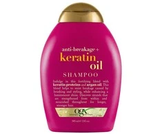 Ogx Keratin Oil šampūnas nuo plaukų lūžinėjimo 385ml