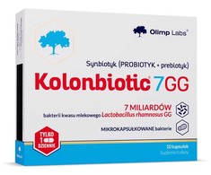 Olimp Kolonbiotic 7GG maisto papildas su pieno rūgšties bakterijomis 10 kapsulių