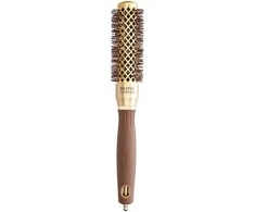 Plaukų šepetys džiovinimui Olivia Garden Expert Blowout Shine Gold&amp;Brown 25 mm