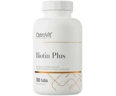 OstroVit Biotin Plus 100 kapsulių maisto papildas