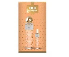 Al Haramain Oui de Saphir Pour Femme parfuminio vandens rinkinys 200ml + kvepalų vandens purškiklis 30ml