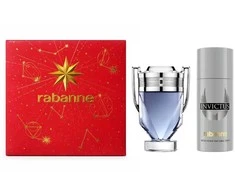 Paco Rabanne Invictus Set rinkinys vyrams (EDT, 100 ml + purškiamas dezodorantas, 150 ml)