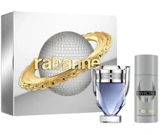 Paco Rabanne Invictus rinkinys tualetinio vandens purškiklis 100ml + purškiamas dezodorantas 150ml