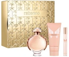 Paco Rabanne Olympea rinkinys moterims (kvepalai EDP, 80 ml + EDP, 10 ml + kūno losjonas 100 ml)