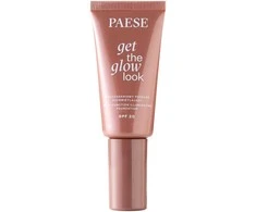 „Paese Get The Glow Look“ daugiafunkcis šviesinamasis makiažo pagrindas „3N Warm“ šilkinis rusvasis gelis, 30 ml