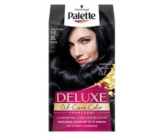 Palette Deluxe Oil-Care Color 909 (1-1) tamsiai juoda