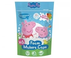Peppa Pig Vonios putų kapsulės, 6 x 16 g