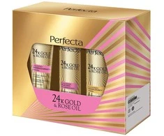 Perfecta rinkiniai 24K aukso ir rožių aliejus
