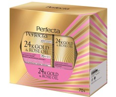 Perfecta rinkiniai 24K aukso ir rožių aliejus