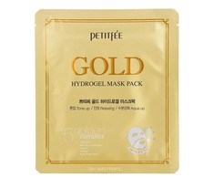 Petitfee Gold Hydrogel Mask Pack drėkinamoji ir raminanti hidrogelio lakštinė kaukė su auksu 32g
