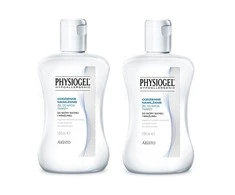 PHYSIOGEL_SET Dieninis drėkinamasis veido valomasis gelis sausai ir jautriai odai 2 x 150 ml