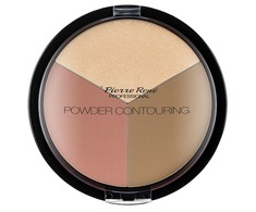 Pierre Rene Powder Contouring pudros paletė veido kontūravimui 02 23g