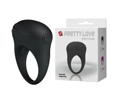 LyBaile Silikonowy Pierścień Erekcyjny na Penisa su Wibracją Pretty Love Bertram