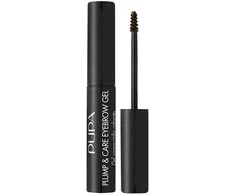Pupa Milano Pupa Plump &amp; Care Eyebrow Gel Plump &amp; Care Eyebrow Gel antakių gelis, atspalvis: 002 Brown, 3 ml