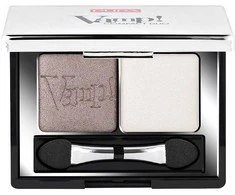 Pupa Milano Pupa Vamp! Compact Duo Eyeshadow akių šešėliai, atspalvis: 08 Kreminis Taupe, 2.2 g