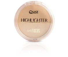 „Quiz Cosmetics“ „Color Focus“ šviesą atspindinti pudra „Spalvų šviesa“ Nr. 02, auksinė, 10 g