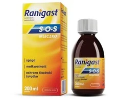 ACV Ranigast S.O.S. Pieno skystis nuo rėmens ir padidėjusio rūgštingumo, 200 ml