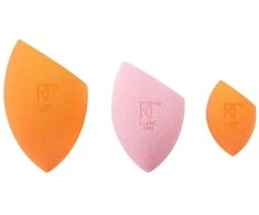 Real Techniques - „Ultimate Sponge Trio“ oranžinė/rožinė