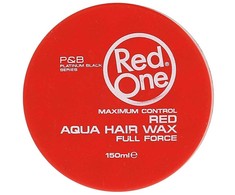 Red One Raudona One Aqua Hair Gel Wax Full Force plaukų vaškas Raudona 150ml