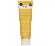 Ren Clean Skincare REN Evercalm Sensitive Support Sunscreen SPF 50+ apsauginis veido kremas nuo saulės, 50 ml