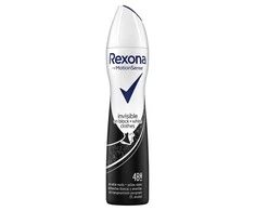 REXONA Invisible Juodas &amp; Baltas Antyperspirant damski w sprayu 150 ml