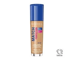 Rimmel London Match Perfection SPF20 makiažo pagrindas Moterims 30 ml, True Ivory 103 - Neutral