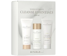 Rituals Your Ultimate Cleanse Essentials komplektas rozjaśniający peeling 30ml + pianka oczyszczająca 30ml + puder oczyszczający 15g