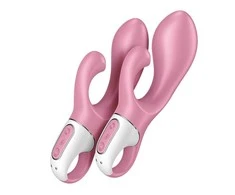 Satisfyer Air Pump Bunny 2 bunny vibratorius Rožinis