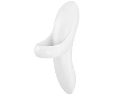 Satisfyer Bold Lover pirštų vibratorius Baltas