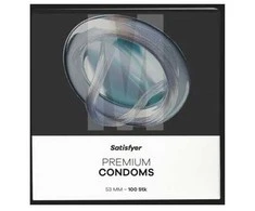 Mister Size Satisfyer Prezervatyvai 53 mm 100 vnt.