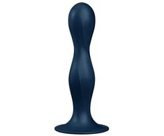 „Satisfyer Double Ball-R“ (tamsiai mėlynas)