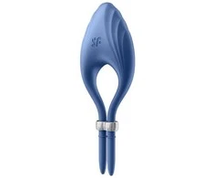 Satisfyer Duelist Mėlyna vibruojantis penio žiedas