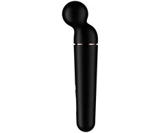 Satisfyer Planet Wand-er Juodas stimuliuojantis masažuoklis