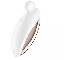 Satisfyer Spot On 2 Lay-On Vibrator Baltas, 12 Modes, Soft Silicone