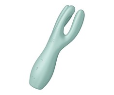 Satisfyer Rožinė Rocks Off Threesome 3 Lay-On Multi-Zone Vibrator, Silicone, Rožinė