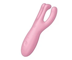 SATISFYER_Threesome 4 vibratorius, rožinis vibratorius