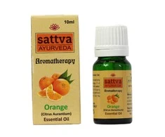 Apelsinų eterinis aliejus Oranžinis, Sattva Ayurveda, 10ml