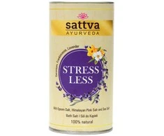 Druskų voniai mišinys Mažiau Streso, Sattva Ayurveda, 300g