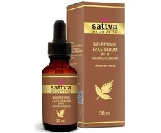 Veido serumas su bioretinoliu ir ašvaganda, Sattva Ayurveda, 30ml