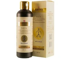 Masažo aliejus sausai ir brandžiai odai Vata, Sattva Ayurveda, 200ml