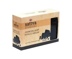 Muilas su aktyvuota anglim Charcoal, Sattva Ayurveda, 125g