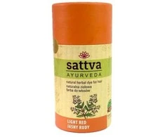 Augaliniai raudoni plaukų dažai Light Raudona, Sattva Ayurveda, 150g