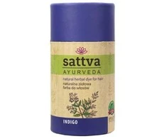 Augaliniai mėlynai juodi plaukų dažai Indigo, Sattva Ayurveda, 150g