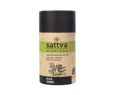 Augaliniai juodi plaukų dažai Juodas, Sattva Ayurveda, 150g