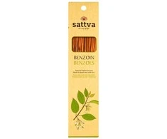 Smilkalų lazdelės Benzoin, Sattva Ayurveda, 15 vnt.