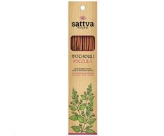 Pačiulio kvapo smilkalų lazdelės Patchouli, Sattva Ayurveda, 15 vnt.