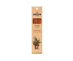 Kedro kvapo smilkalų lazdelės Cedar, Sattva Ayurveda, 30g