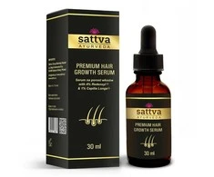 Augimą skatinantis serumas slenkantiems plaukams, Sattva Ayurveda, 30ml