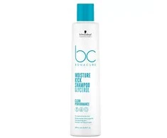 Drėkinamasis plaukų šampūnas Schwarzkopf Professional Bonacure Moisture Kick Šampūnas Glycerol 250ml