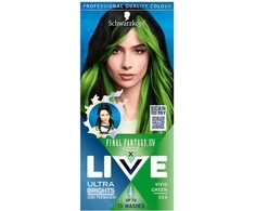 Schwarzkopf Live Ultra Brights Final Fantasy 024 Vivid Žalias